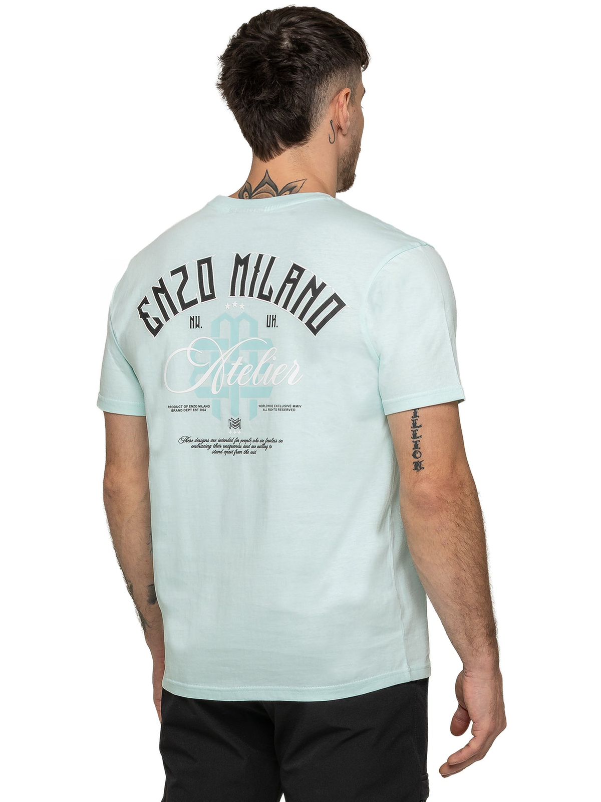 Enzo Milano Graphics Baggy Regular Fit T Shirts