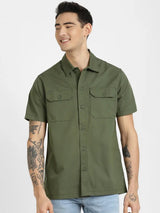 Safari Double Pocket Collar Shirt