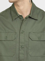 Safari Double Pocket Collar Shirt