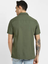 Safari Double Pocket Collar Shirt